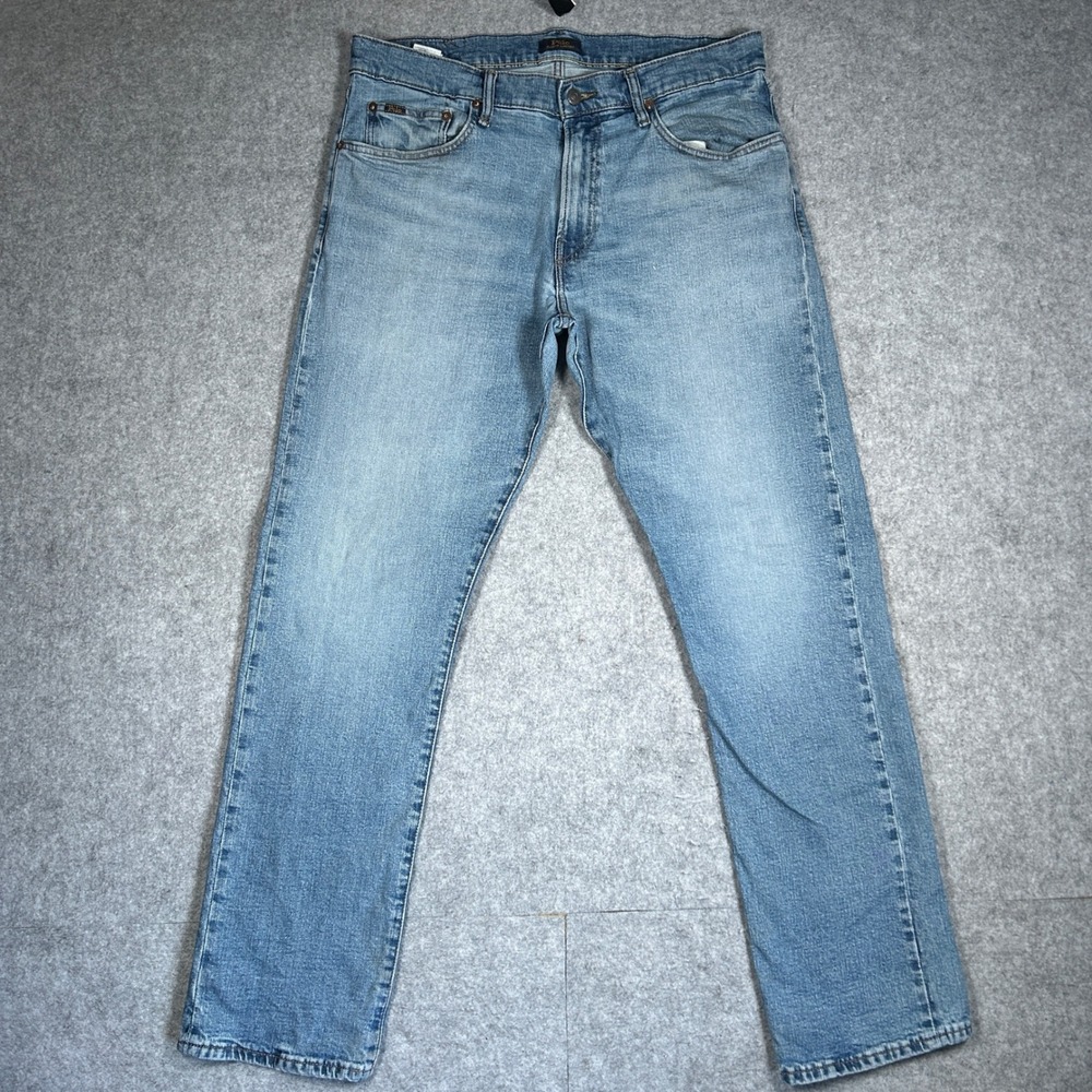 Polo Ralph Lauren Denim Jeans Mens 34x34 Blue Sullivan Slim Stretch Casual